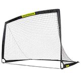 Franklin Sports Blackhawk Backyard Soccer Goal - Portable Kids Soccer Net - Pop Up Folding Indoor + Outdoor Goals - 6&#39;6 X 3&#39;3 - Preto