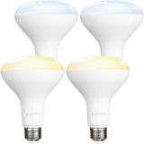 Lâmpada Inteligente Euarne Led E26 Scrw Bulb, Compatível Com Alexa, Google Home, Wifi Color Changing Cw 8w Dimmable Multicolour, No Hub Required, 4 P