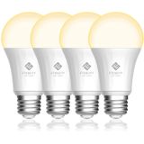 Etekcity Esl100 Lâmpada Inteligente Funciona Com Alexa, Google Home E Ifttt, Led A19 E26 Soft White Dimmable, 9w (equivalente A 60w), 806lm, 2700k, S