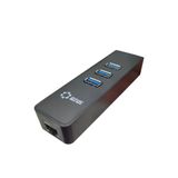 Adaptador Usb-c Com 3 Saída Usb3.0 Rj45 P Notebook Lt-1168