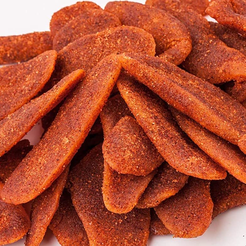 Sweetglob Dried Chamoy Mango Fatias Snacks Picantes Azedos, 1 P