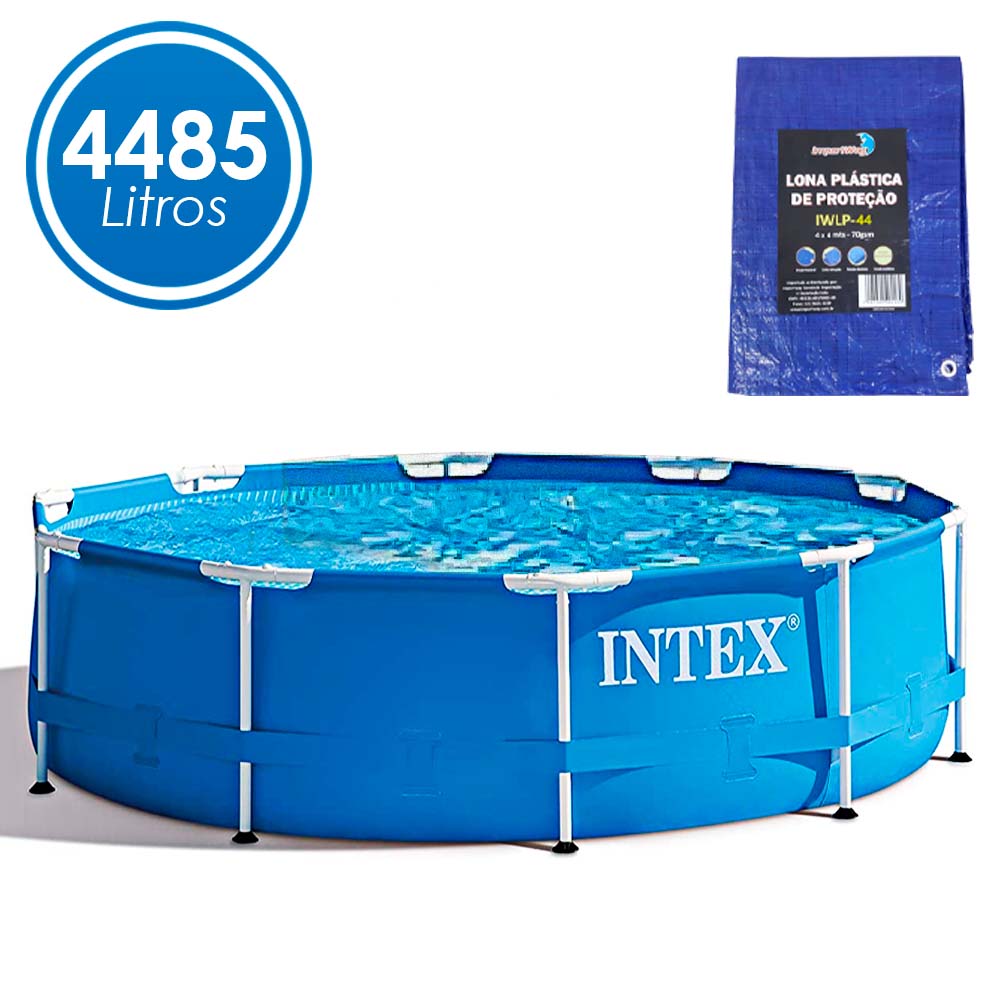 Piscina De Armacao + Capa Intex 28200 Kit