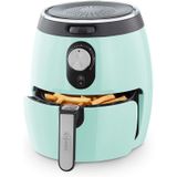Fritadeira Elétrica Deluxe + Fogão De Forno Dash Dmaf355gbaq02 Com Controle De Temperatura, Cesta De Fritura Antiaderente, Guia De Receita