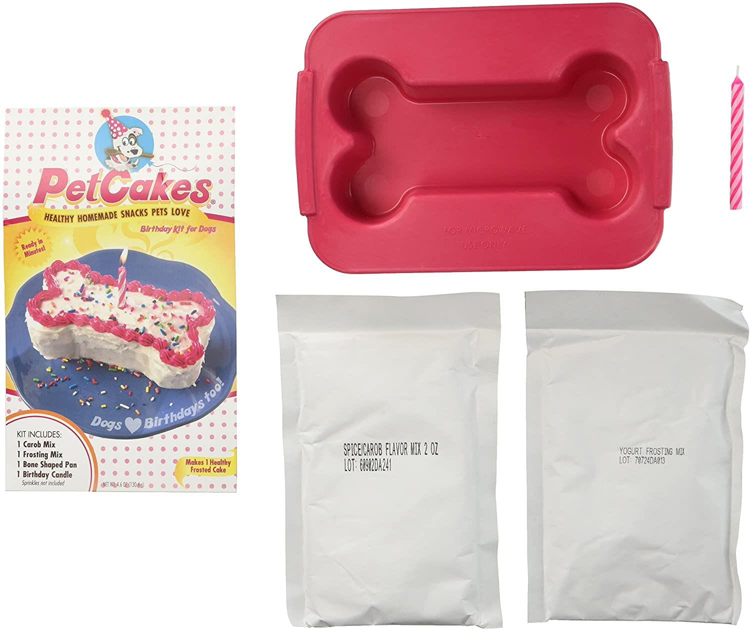 Kit De Bolo De Aniversário Petcakes Para Cães