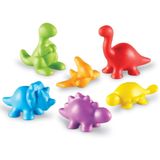 Recursos De Aprendizagem De Volta No Tempo Contadores De Dinossauros, Formas E Cores Variadas, Conjunto De 72, Idades 3+