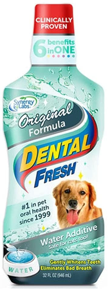 Fórmula Original Aditiva De Água Doce Dental Para Cães – Adicione À Tigela De Água Do Animal De Estimação Aos Dentes Brancos Elimin