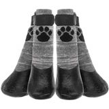 Kooltail Anti Slip Dog Socks - Botas De Cachorro Ao Ar Livre Sapatos Impermeáveis Protetor De Pata Com Controle De Tração De Correia Para Pisos De Ma