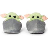 Star Wars: O Mandalorian The Child Grogu 3d Slippers | Baby Yoda-tema Sapato De Casa De Pelúcia Macia Com Sola Antiderrapante | | De Calçados Confort