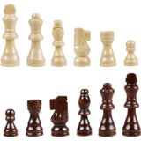 Peças De Xadrez De Madeira Juegoal Apenas, 32 Peças De Xadrez De Madeira, 3 Polegadas King Figures Chess Game Peões Peças De Estatueta, Substituição