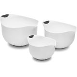 Conjunto Cuisinart De 3 Tigelas De Mistura Sem Bpa, Branco