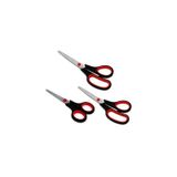 Kit Tesoura Inox 03 Peças Basic Para Cabelo Com Apoio 0082