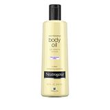 Óleo Corporal Leve Sem Fragrância Neutrogena Para Pele Seca, Hidratante Puro Em Fórmula De Gergelim Leve, 8.5 Fl Oz