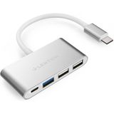 Lention 4-em-1 Hub Usb-c Com Tipo C, Usb 3.0, Usb 2.0 Compatível 2020-2016 Macbook Pro 13/15/16, Novo Mac Air/surface, Chromebook, Mais, Adaptador Mu