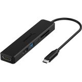 Hub Usb Multi-porta-c Sabrent Com | 4k Hdmi Entrega De Energia (60 Watts) | 1 Porta Usb 3.0 | 1 Porta Usb 2.0 | Leitor De Cartão Sd/microsd (hb-tc6c)