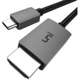 Cabo Usb C Para Hdmi, Uni Usb Tipo C Para Cabo Hdmithunderbolt 3 Compatível Para Home Office, 4k, Compatível Com Macbook Pro, Ipad Air 4, Ipad Pro 2