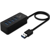 Nexigo 4 Portas Usb 3.0 Hub, Data Usb Hub Com Cabo Estendido De 2 Pés, Para Macbook, Mac Pro, Mac Mini, Imac, Surface Pro, Xps, Pc, Flash Drive, Hdd