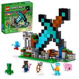 Lego Minecraft A Espada Outpost 21244 Brinquedo De Construção Com