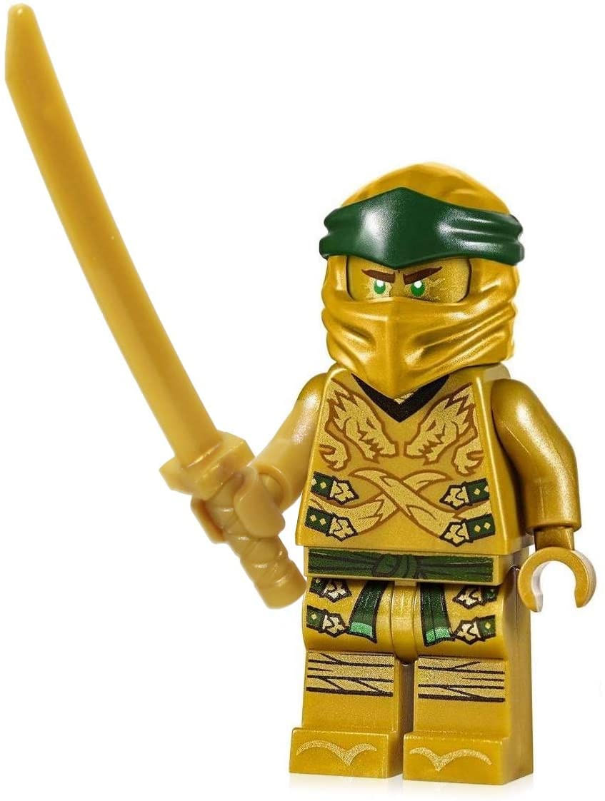 Lego Ninjago Minifigure - Lloyd Garmadon Legacy (ninja De Ouro Com Espada)