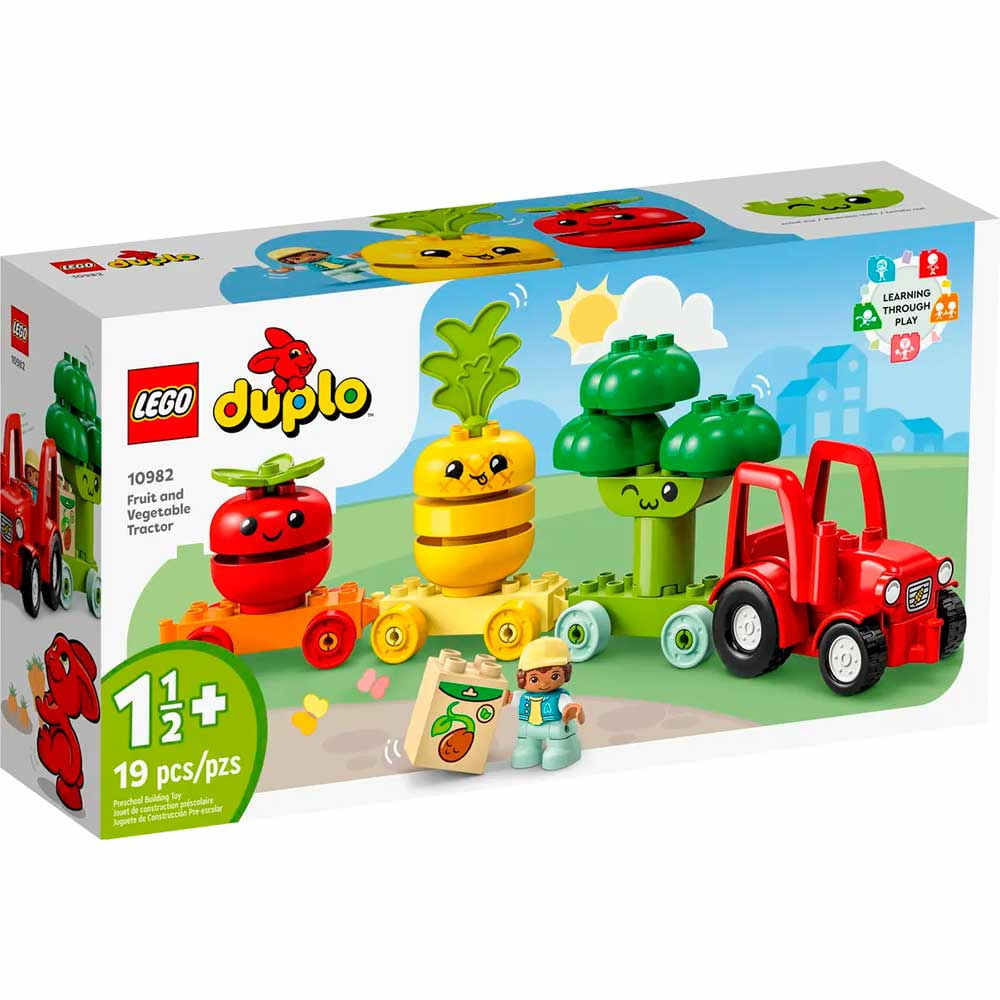 Lego Duplo Trator De Verduras E Frutas 19 Pecas Lego