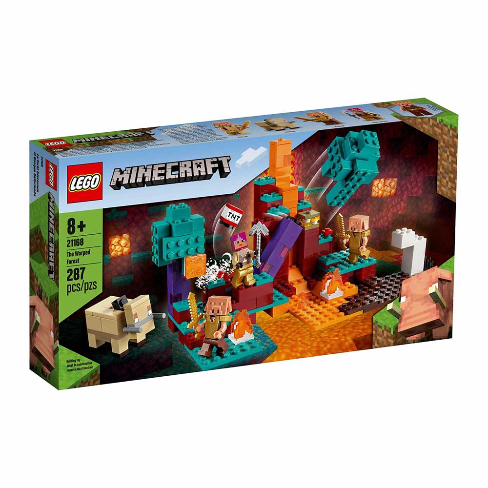 Lego Minecraft A Floresta Deformada 287 Pecas Lego