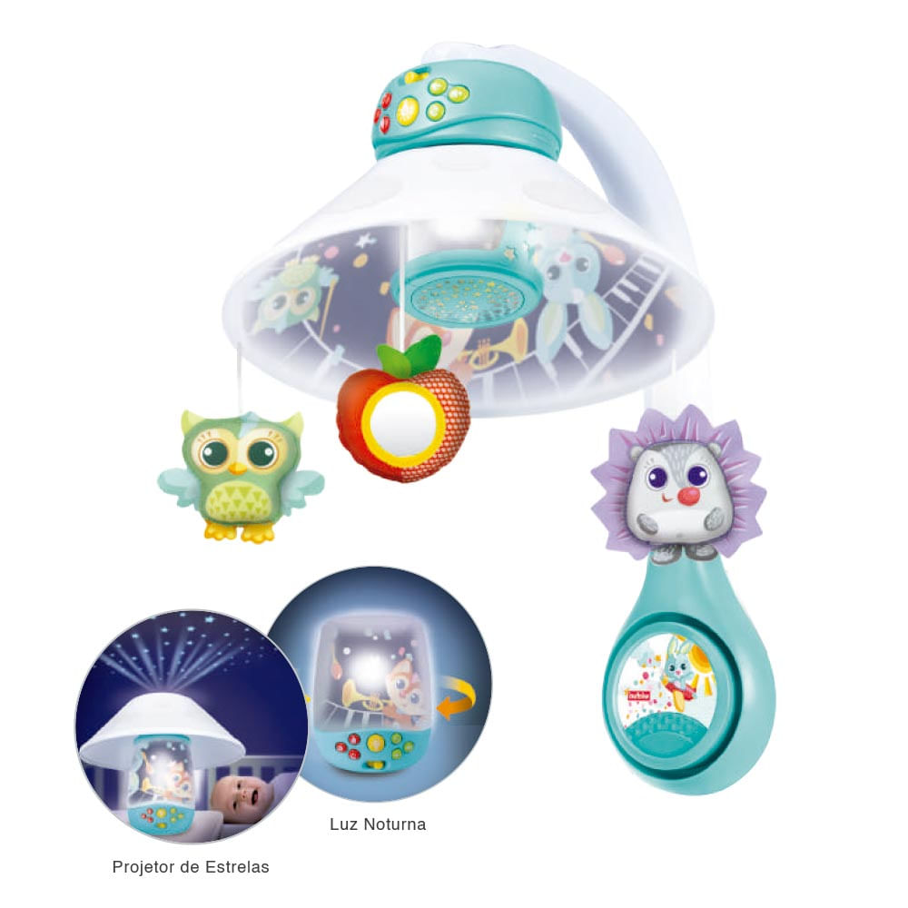 Mobile Infantil Projetor 3 Em 1 Hora De Dormir Winfun