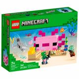 Lego Minecraft A Casa Do Axolotl 242 Pecas Lego