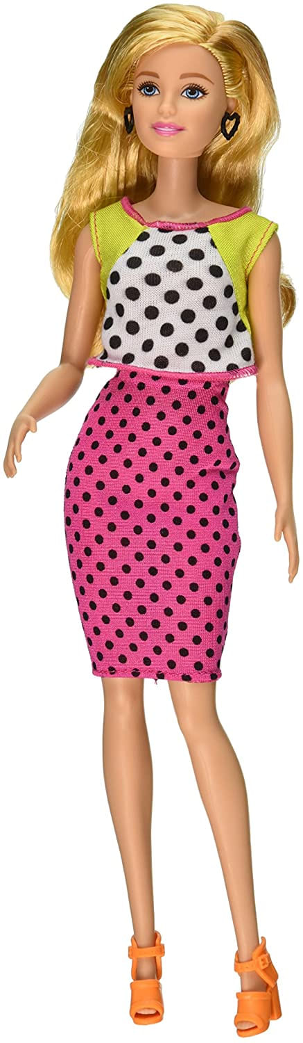 Boneca Barbie Vestido De Bolinhas Fashionistas