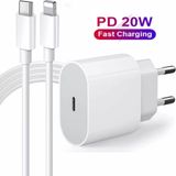 Carregador De Parede Pd 20w + Cabo 1m Lightning Rápido Fast