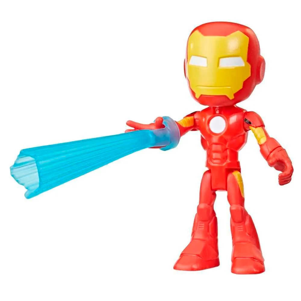 Mini Boneco 10 Cm Spidey And His Amazing Friends Iron Man Hasbro