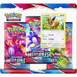 Pokemon Tcg Sword &amp;amp Shield Battle Styles Blister Pack Com 3 Pacotes De Booster (sorteio Aleatório)