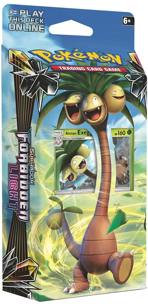 Pokemon Tcg Luz Proibida Do Sol &amp;amp Lua 0 Com Um Exeggutor Holográfico Alolan Exeggutor Alolan