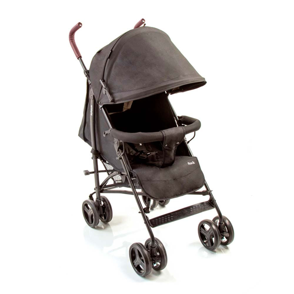 Carrinho De Bebe Guarda Chuva Rock Black Total Infanti