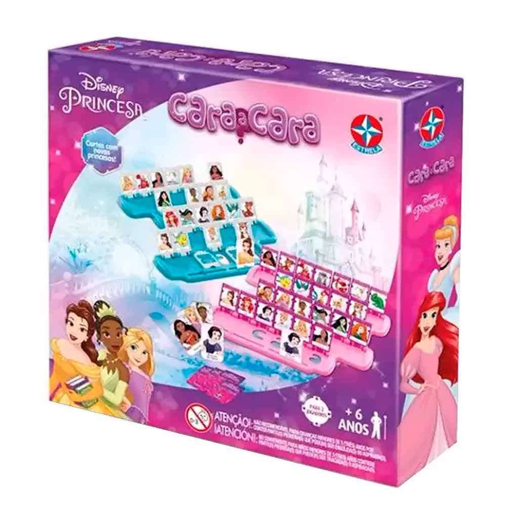 Jogo Infantil Cara A Cara Princesas Disney Estrela