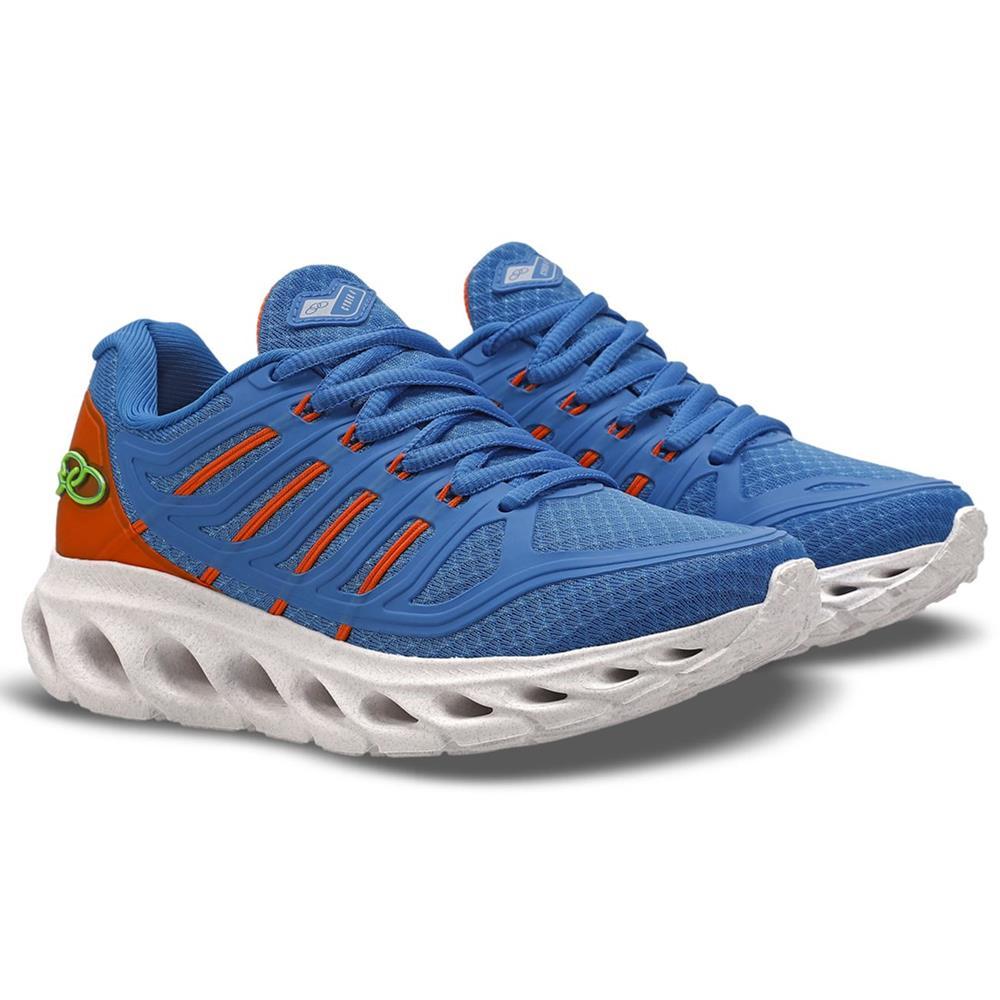 Tênis Masculino Menino Olympikus Cyber Esporte 4 305 Azul/laranja 33