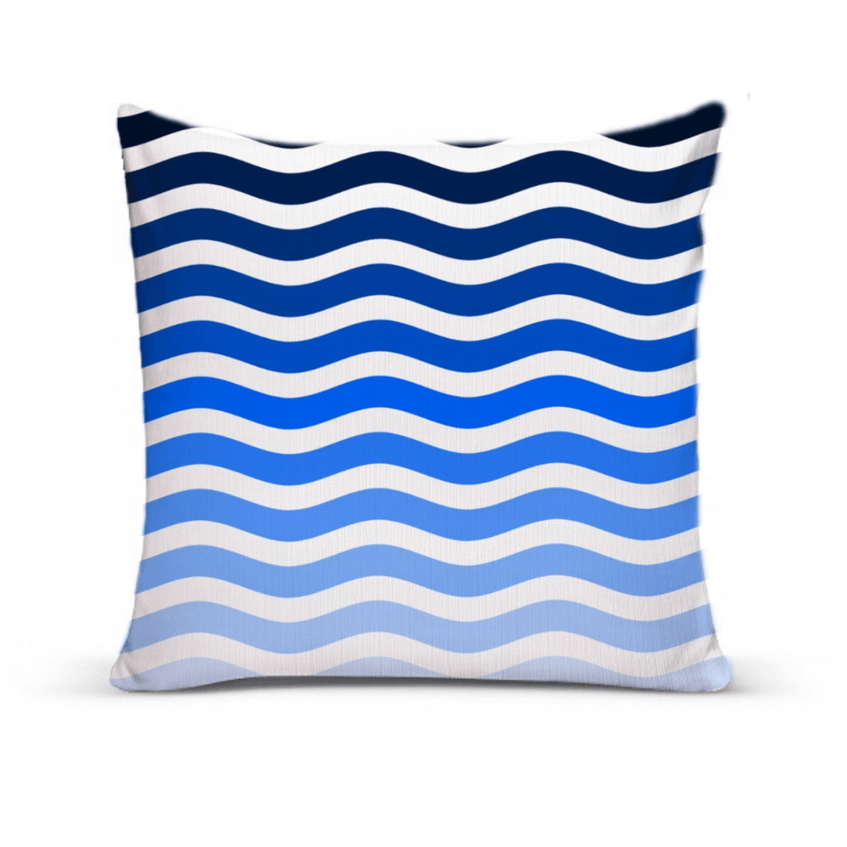 Capa De Almofada Para Sofá Sala 40x40 Ondas Degrade