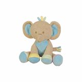 Pelucia Infantil 21 Cm Pequerruchos Elefantinho Azul Anjos Baby