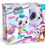 Pelucia De Pintar Style 4 Ever Airbrush Plush Panda Fun Divirta Se