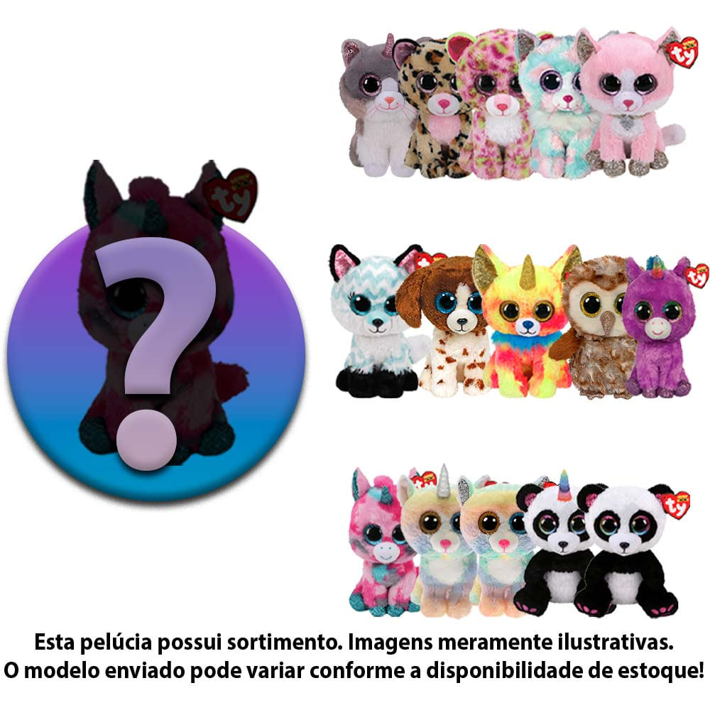 Pelucia Infantil 22 Cm Beanie Boos Ty Medio Sortido Toyng