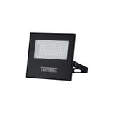 Refletor Taschibra Tr Led Slim 50w Preto Bivolt - 3000k Luz Amarela - Único