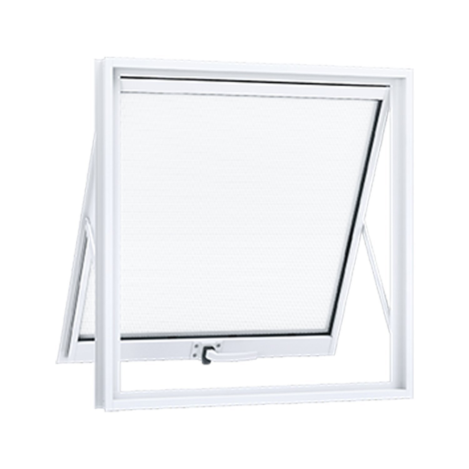 Janela De Aluminio Maxim-ar 60x80cm Com Vidro Lucasa Alumínios