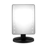 Conair Reflexões Led Iluminado Vanity Makeup Mirror Com Tela Sensível Ao Toque Ampliação 1x Acabamento Preto Contagem 1.0