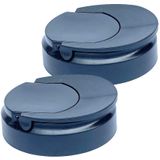 Peças De Substituição Veterger Flip Top To Go Lid, Compatível Com Canecas De Liquidificador Magic Bullet Mb1001,cups(2 Pack)