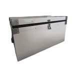 Caixa Térmica Cooler 35 Litros Aço Galvanizado Branco