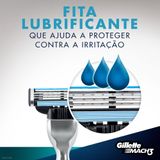 Carga Para Aparelho De Barbear Gillette Mach3 2 Unidades