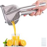 Real Inoxidável Aço Inoxidável Espremedor De Limão Citrus Juicer Mão Pressionar Pesado Serviço Manual Espremedor De Suco Laranja Limão Grapefruit Pre