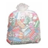 600 Sacos P/ Lixo Entulho Transparente 28x40x 0,10 (6pcts)