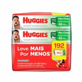 Lenço Umedecido Huggies Max Clean - Leve 4 e Pague 3 Unidades