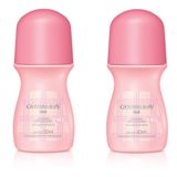 Kit Desodorante Giovanna Baby Rollon Rosa 2 Unidades 50ml Cada