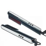 Display Lcd Pente De Cabelo Liso De Cerâmica Feminina Barba Masculina