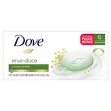 Kit Sabonete Em Barra Dove Erva Doce E Camomila 6x90g